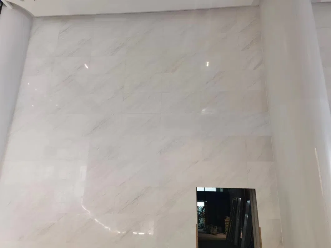 White Elegant Marble Tile Slab for Flooring Wall Contertop